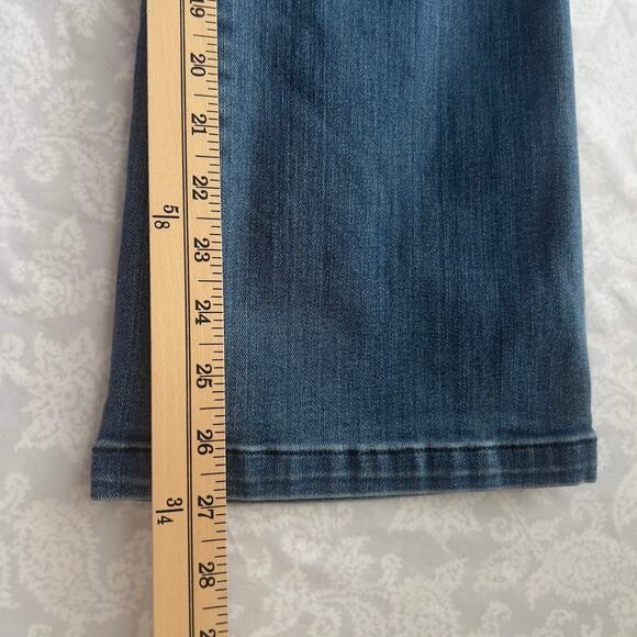 Spanx Kick Flare Indigo Blue Pull On Jeans Size M - Picture 10 of 10